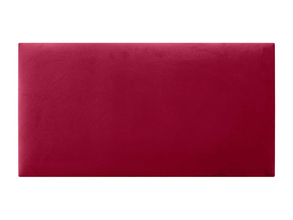Lumenao Tête de Lit Velours Lisse 105x50 Lits 105 - Rouge UIGV18052