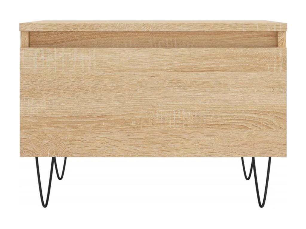 Lumenao 2-piece oak coffee tables, 50x46x35 cm, engineered wood, DWWF41254