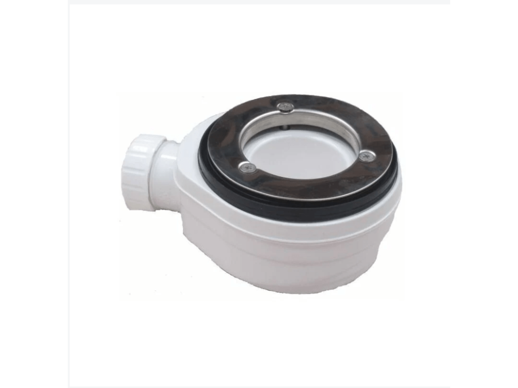 150x115 cm Ventoriq Extra Thin Shower Tray, Dark Grey RAL 7005, in Synthetic Resin and Marble Powder, with Free Drain UUZD56415