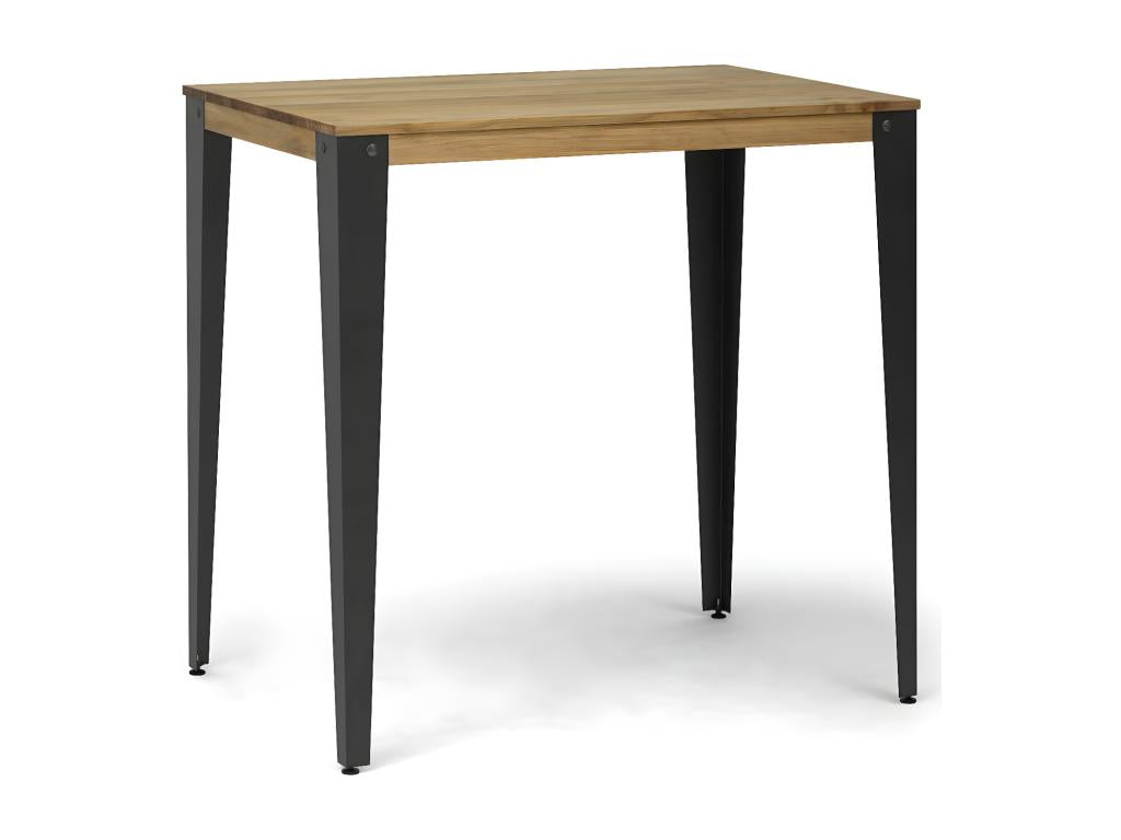 Ventoriq High Table 70x110x110cm Anthracite-Aged Ventoriq Furniture ELOH13390