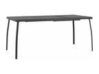 Table de jardin anthracite 165x80x72 cm Treillis d'acier JGKO51340