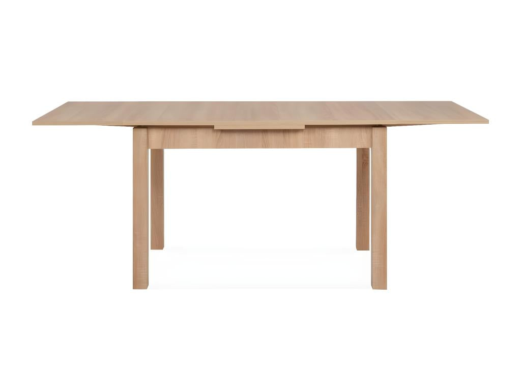 Extendable dining table for 6 to 8 people, oak effect, 120/200 cm - Ventoriq RUAC44561