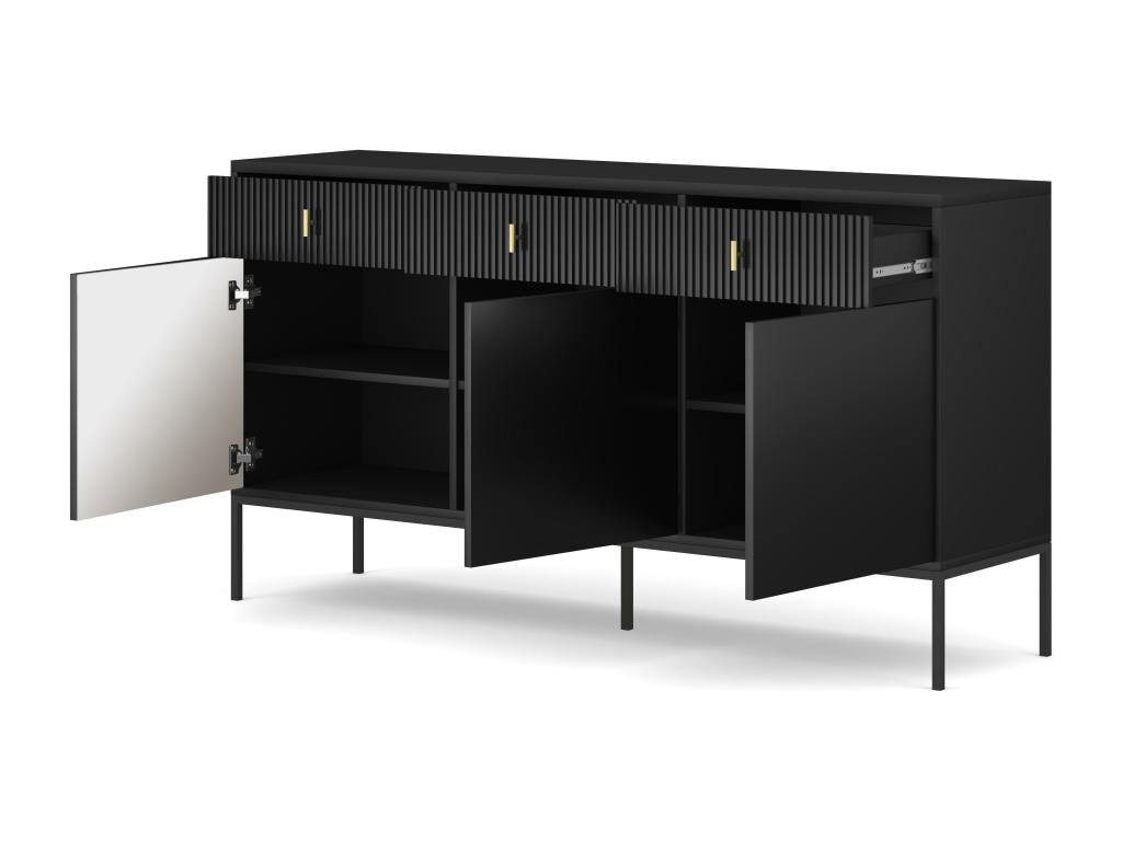 Buffet Ventoriq SB154 3D3D 154x39x83 Noir KHQX95311