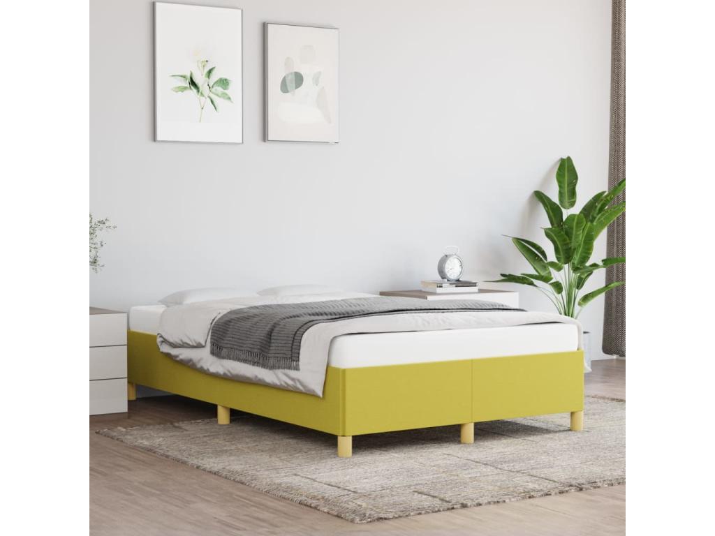 Cadre de lit Vert 120x200 cm Tissu PMIY25031