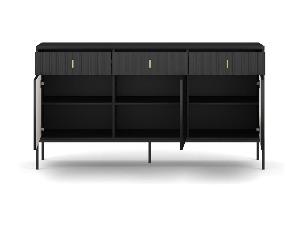 Buffet Ventoriq SB154 3D3D 154x39x83 Noir KHQX95311