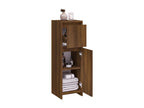 Armoire de bain Chêne marron 30x30x95 cm Bois d'ingénierie LDIU14103