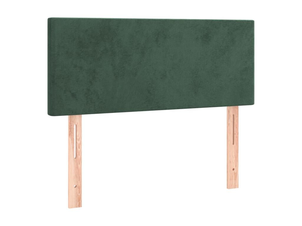 Tête de lit Vert foncé 90x5x78/88 cm Velours VPIR72463