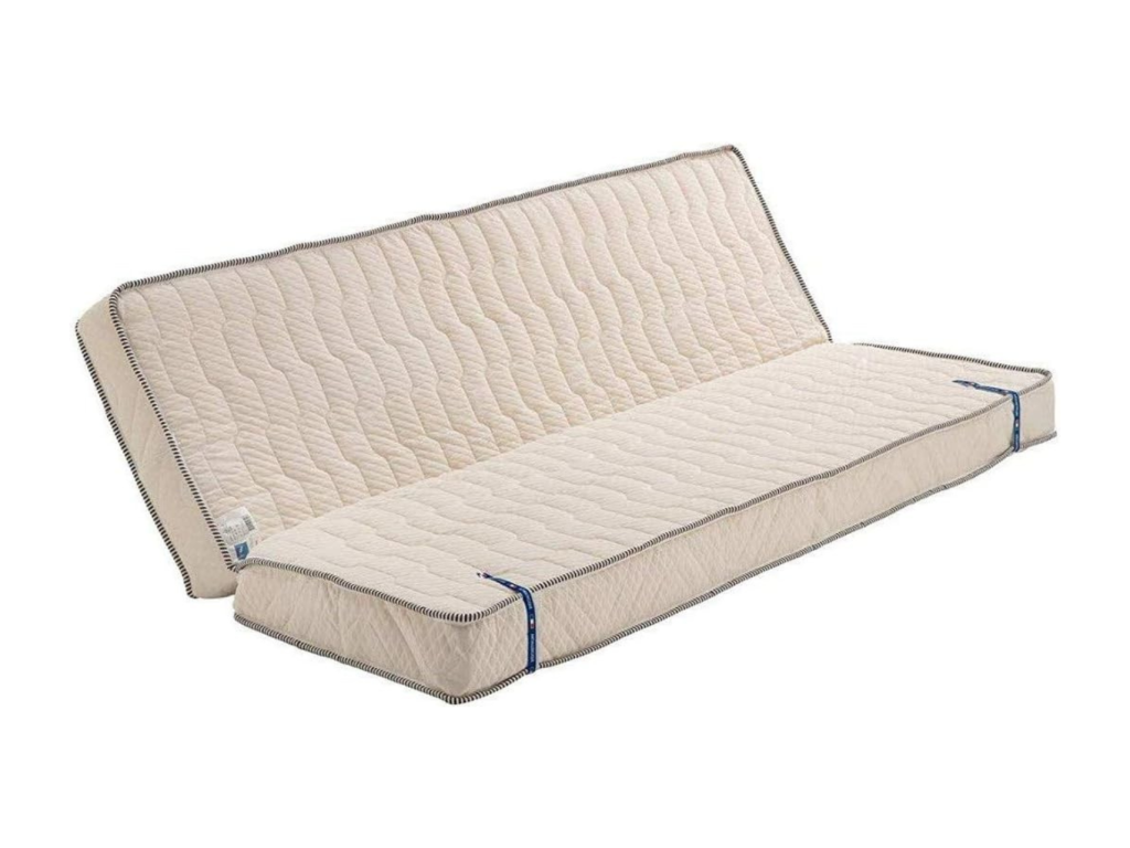 Matelas 130x190 cm Ferme pour Tous Clic Clac Alese x 15 cm Ressorts ensaches memoire de Forme - Dim Assise 60 cm - 5 ZTFC99237