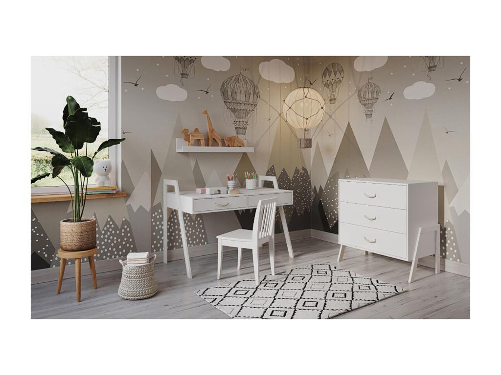 Commode à Langer 3 tiroirs - Table à Langer Amovible et Matelas - Lumenao BALH82404