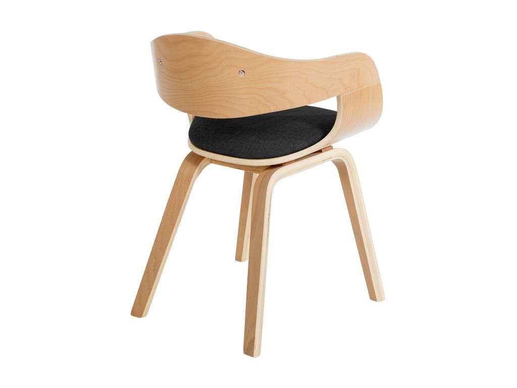 Chairs with armrests - Fabric - Natural/Dark Grey - Ventoriq Stoff RDVA89096