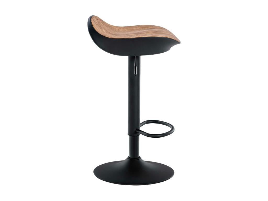 Bar stool x1, brown metal, 39x40x66 cm, 10 0004529 NYMA02773