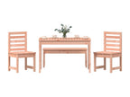 Ventoriq DDXZ61673 4-piece solid wood garden dining set