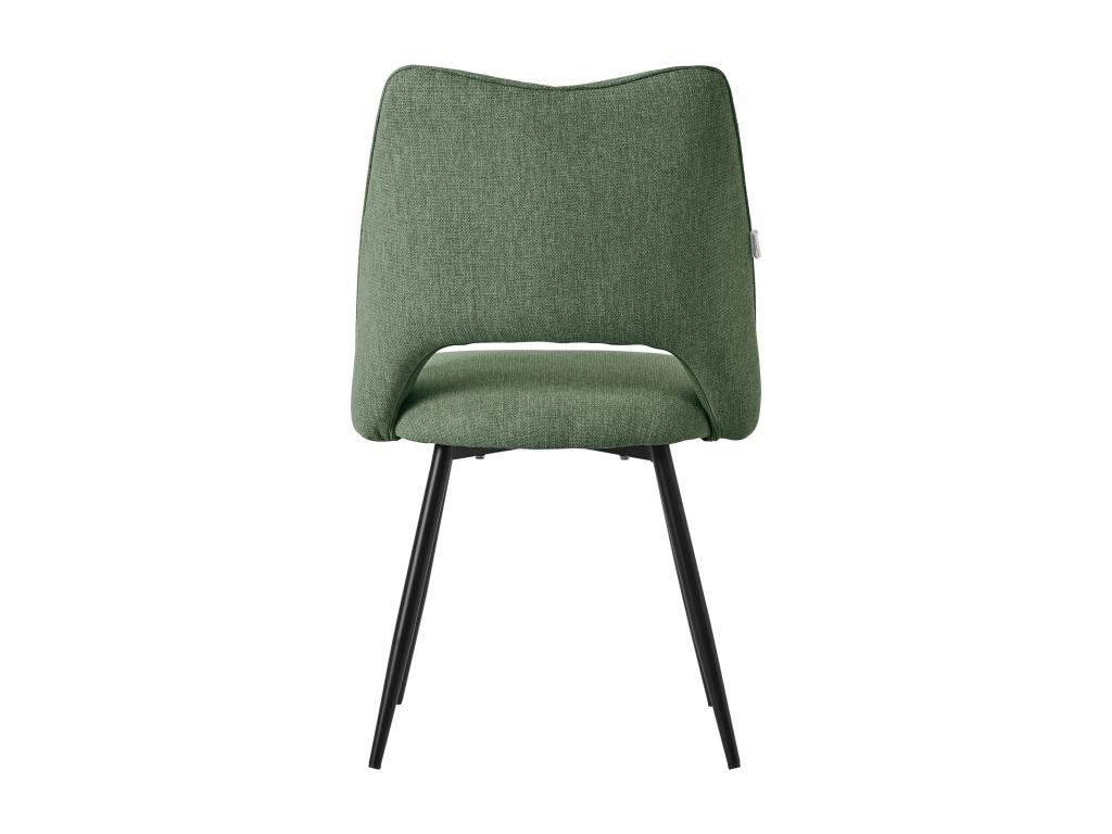 2er Set Chaise de salle à manger Chaise de cuisine Chaise de salon Chaise rembourrée Dossier Vert DFFD73364