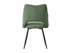 2er Set Chaise de salle à manger Chaise de cuisine Chaise de salon Chaise rembourrée Dossier Vert DFFD73364