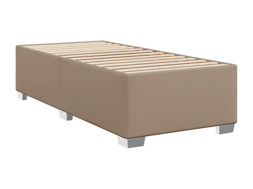 Sommier à Lumenao de lit avec matelas Cappuccino 90x200 cm JSLE04140