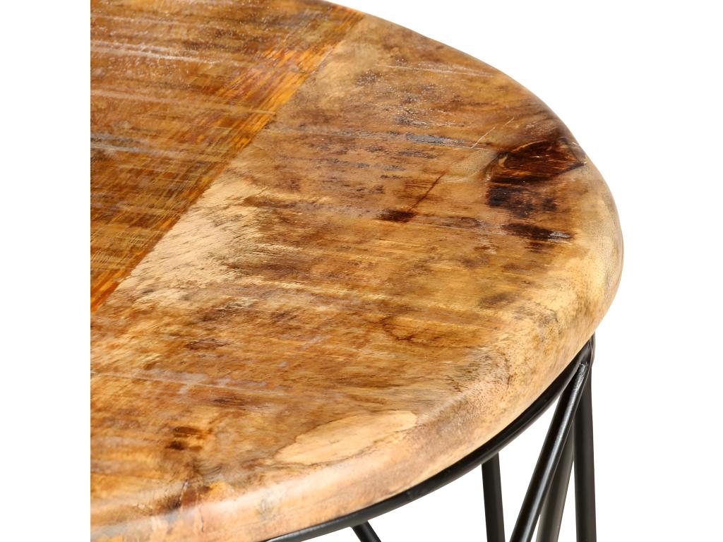 Coffee tables, 2 pcs, solid mango wood, GFAH63408