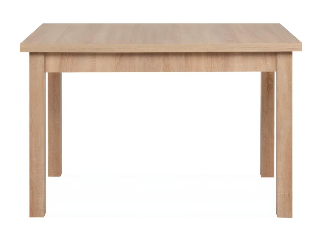 Extendable dining table for 6 to 8 people, oak effect, 120/200 cm - Ventoriq RUAC44561