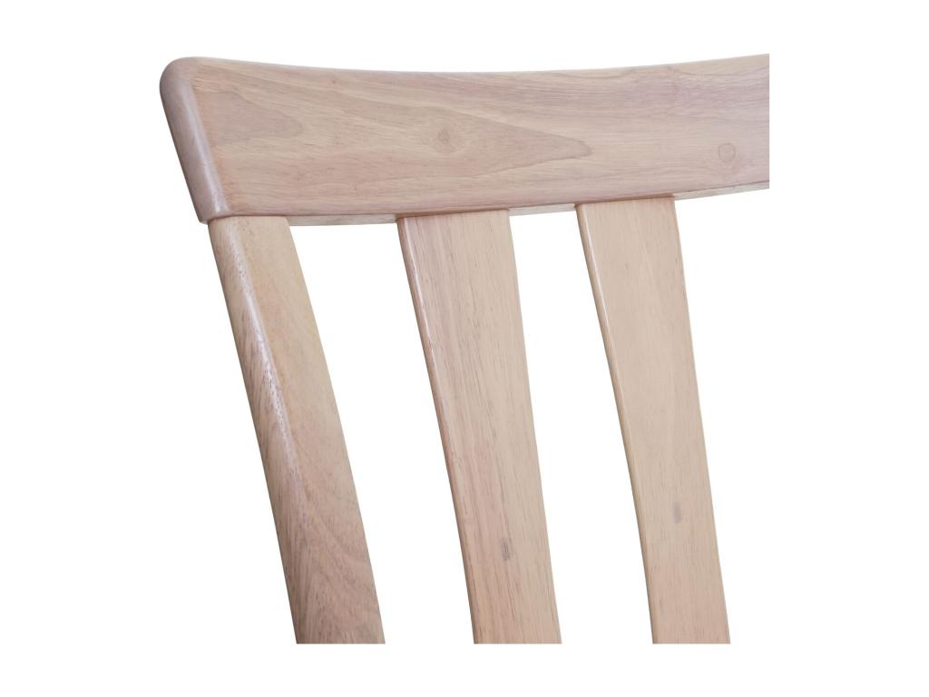 Chaise de salle à manger Ventoriq-G46 lot de 6 cadre naturel Ventoriq NDVX24247