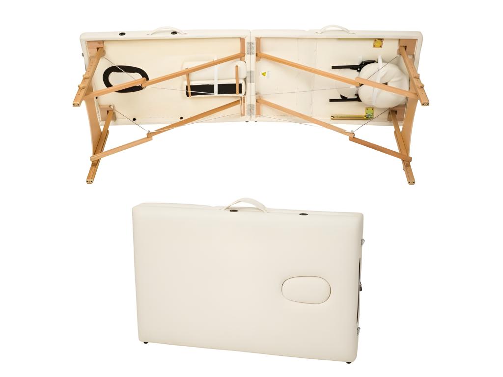 Massage table 3 cream 210x95x84 cm 08 0000465 BHPT10425