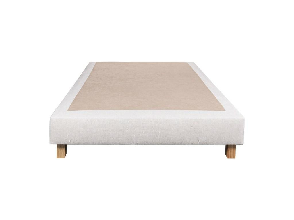Ensemble Matelas Relaxation 26 cm ressorts ensachés ferme face été/hiver sommier beige ep20cm oreiller couette 140x190cm EQHB57094