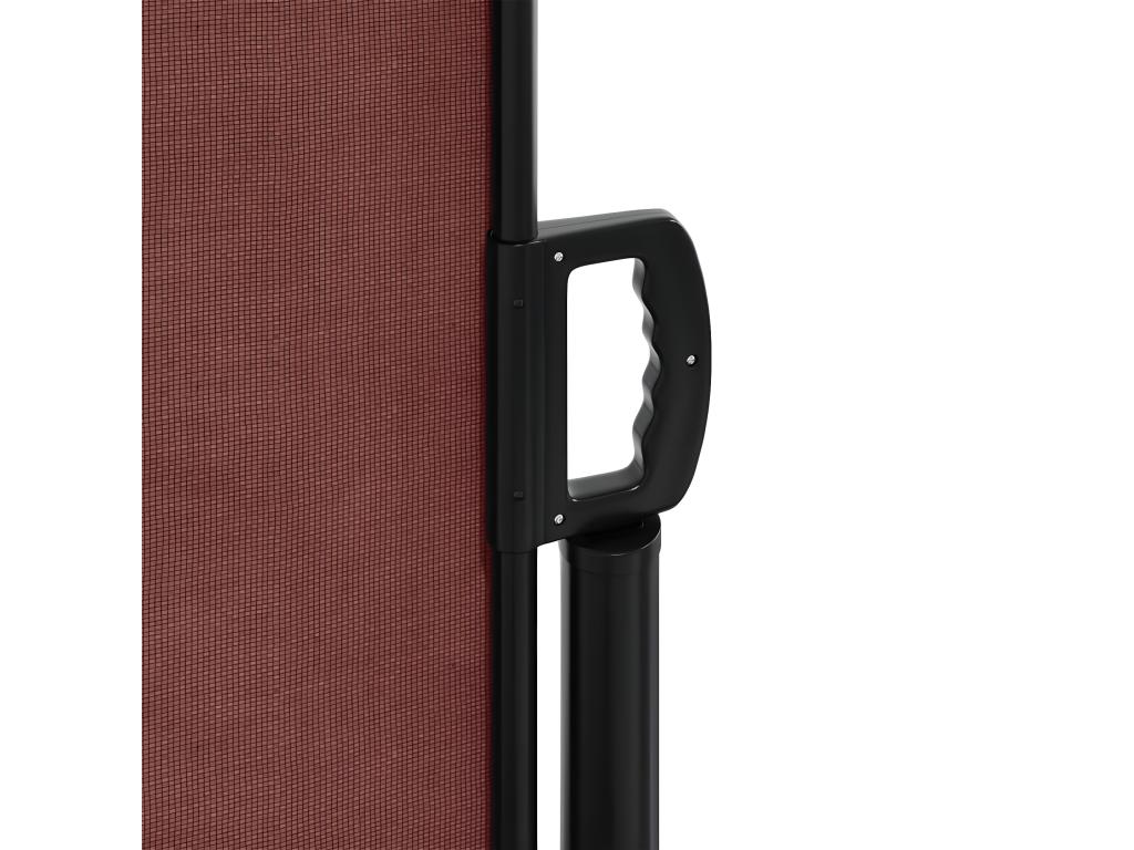 Auvent latéral rétractable marron 200x600 cm RJTO84299