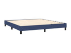 Sommier à Lumenao de lit avec matelas LED Bleu 180x200 cm Tissu LADO92854