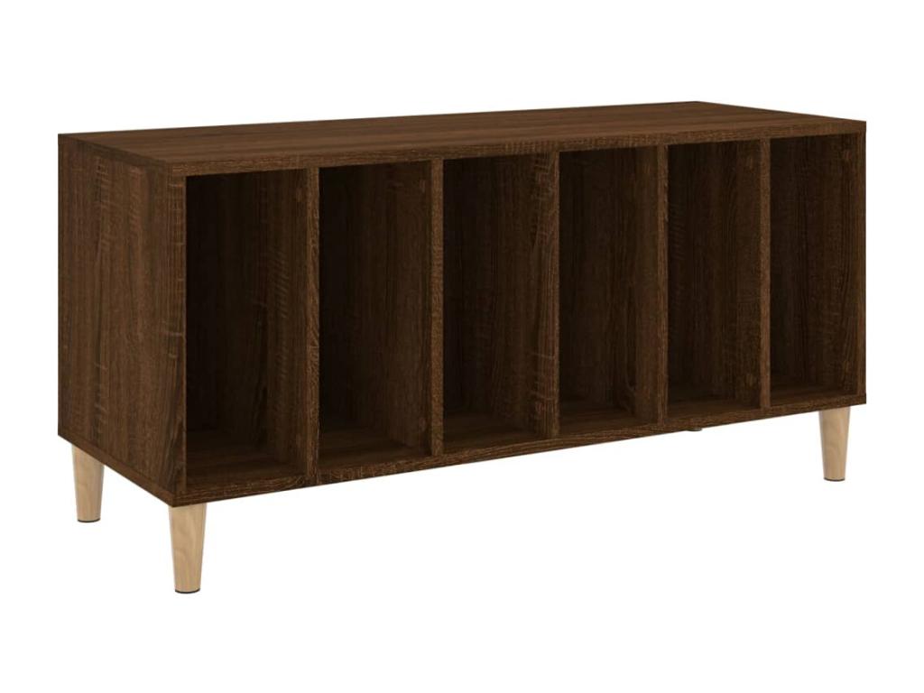 Armoire à disques chêne marron 100x38x48 cm bois d'ingénierie DCTV86768