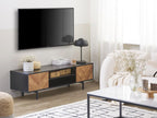 Meuble TV Ventoriq Marron/noir LVZC24914