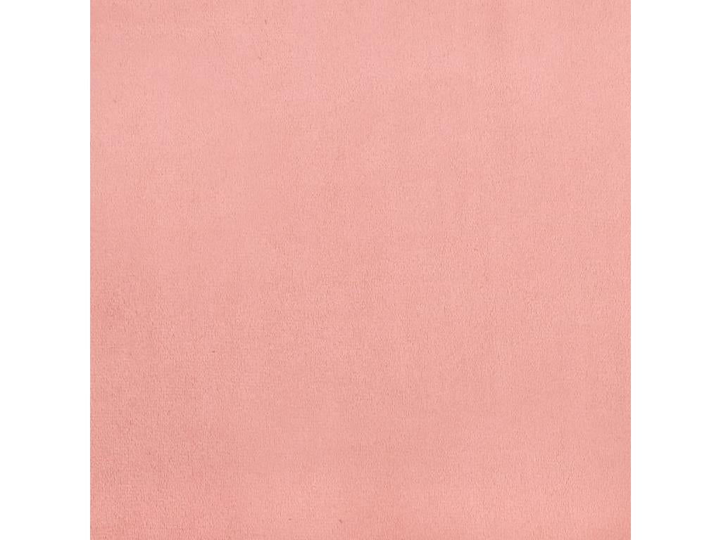 Tête de lit avec oreilles Rose 183x23x118-128 Velours RTKR52730