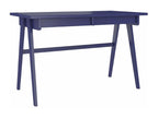 Bureau / coiffeuse en hêtre avec tiroirs Ventoriq / couleur bleu marine noble / 120x65 cm XHMQ47134