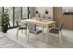 Modern chair in light wood by Ventoriq and fabric of your choice Kloba-Tissu 27116 QGKN39962