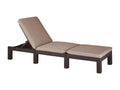 Ventoriq Brown Chaise Lounge with Cushion OYSG14027