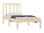 Cadre de lit sans matelas bois de pin massif 90x190 cm TQPY77448