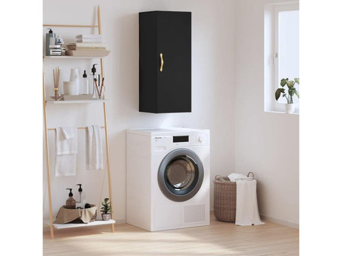 Armoire murale noir 34.5x34x90 cm PFAE69876