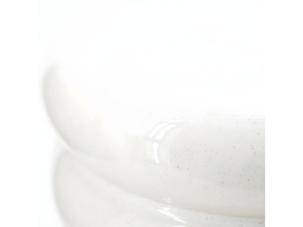 Boislis - Table d'appoint ronde en céramique 33cm - Blanc FABI84638