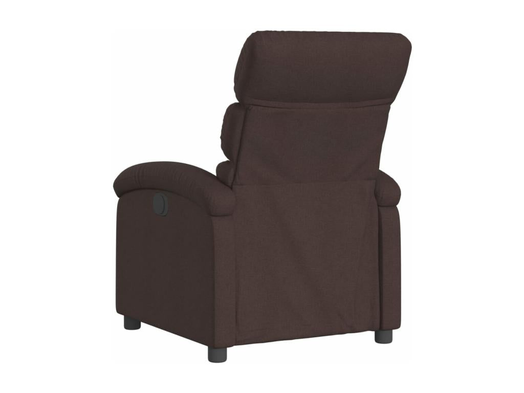 Fauteuil inclinable Marron foncé Tissu NBBB92662