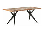 Table de salle à manger 180x90x76cm Bois de récupération solide VUXG47820