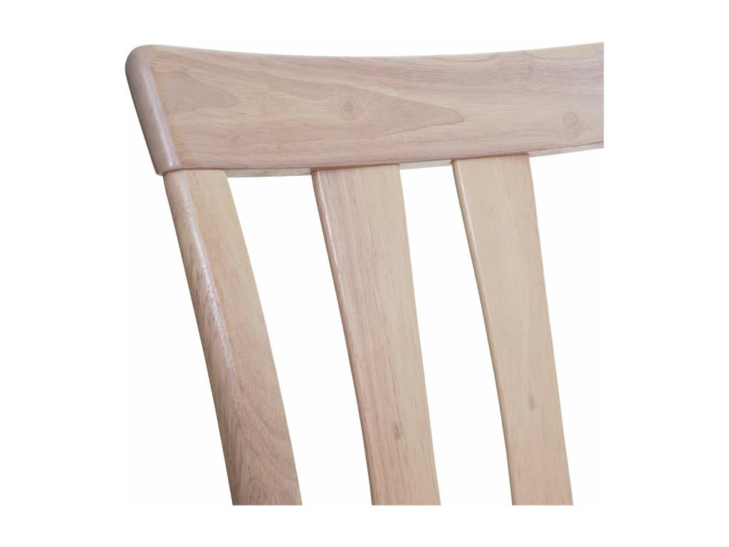 Chaise de salle à manger Ventoriq-G46 lot de 6 cadre naturel Ventoriq NDVX24247