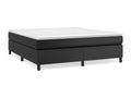 Cadre de lit sans matelas noir 160x200 cm similicuir QPVM11478