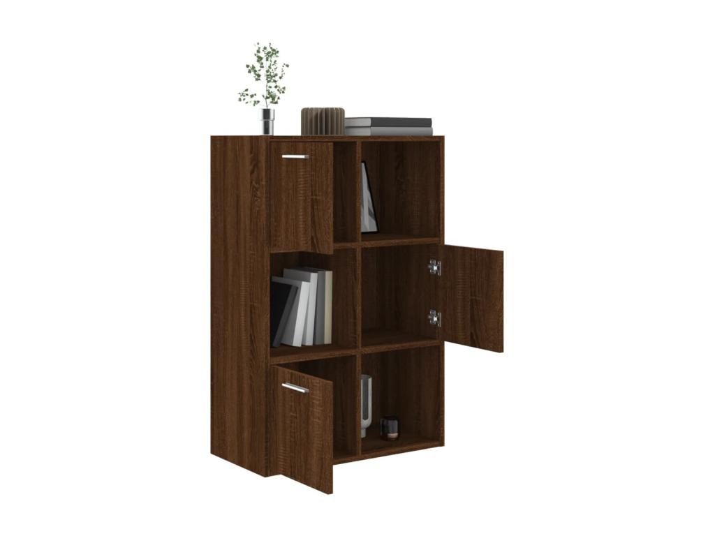 Armoire de rangement Chêne marron 60x29.5x90 cm MMYJ12126