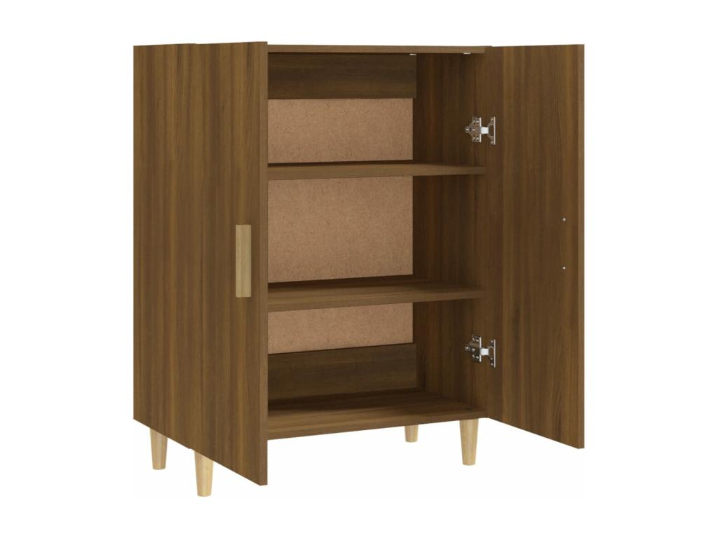 Buffet Chêne marron 70x34x90 cm Bois d'ingénierie WYBW60847