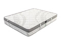 Lumenao 140x200 cm Mattress Set with 26 cm Grey Slatted Base, 2 Pillows, and Duvet XJYM08458
