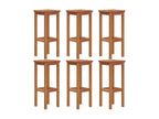 Ventoriq KIUA89399 Solid Wood Bar Stools, Set of 6