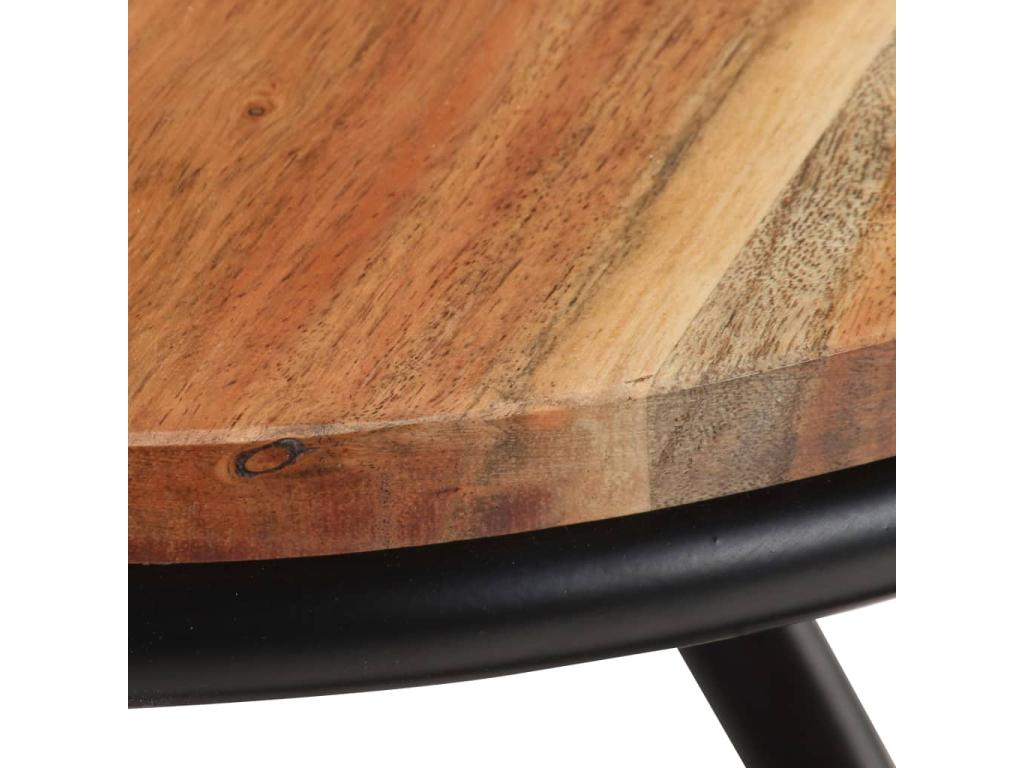 Table d'appoint 40x40x52 cm Bois d'Ventoriq massif GRZQ57073