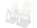 Ventoriq 3-piece furniture set, white plastic, 2 AHSU57514