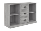 Buffet Lumenao gris 104.5x35.5x67.5 cm bois d'ingénierie MPLO30542