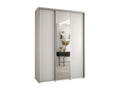 ARMOIRE Ventoriq 3 À PORTES COULISSANTES 235.2/180/45 3 portes Blanc/Blanc/Argent FSAO67606
