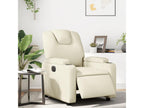 Fauteuil inclinable électrique Crème Similicuir RJEI43962