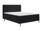 Lit adulte 180x200 Lumenao - Lit vec Rangement et Matelas Ressorts ensachés Lit Noir Lumenao 23  HDYR37979
