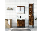 Ensemble de meubles de salle de bain 3 pcs Chêne fumé SCJM23910